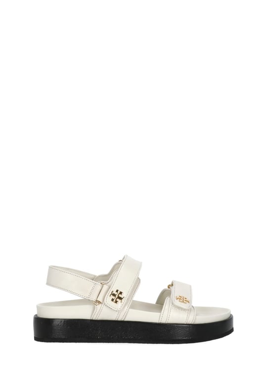 Tory Burch Ivory Kira Ankle Strap Sandals