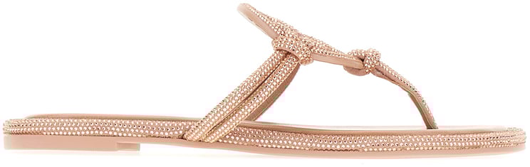 Tory Burch Tory Burch Decorated leather Miller sandals