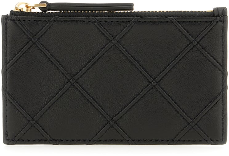Tory Burch Tory Burch Black leather card holder