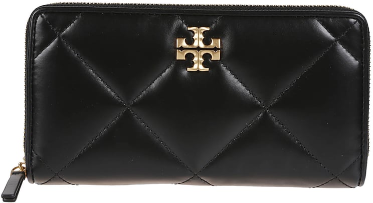 Tory Burch Kira Diamond Continental Wallet Black