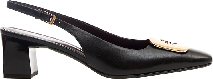 Tory Burch Slingbask Pelle Nera Fibbia