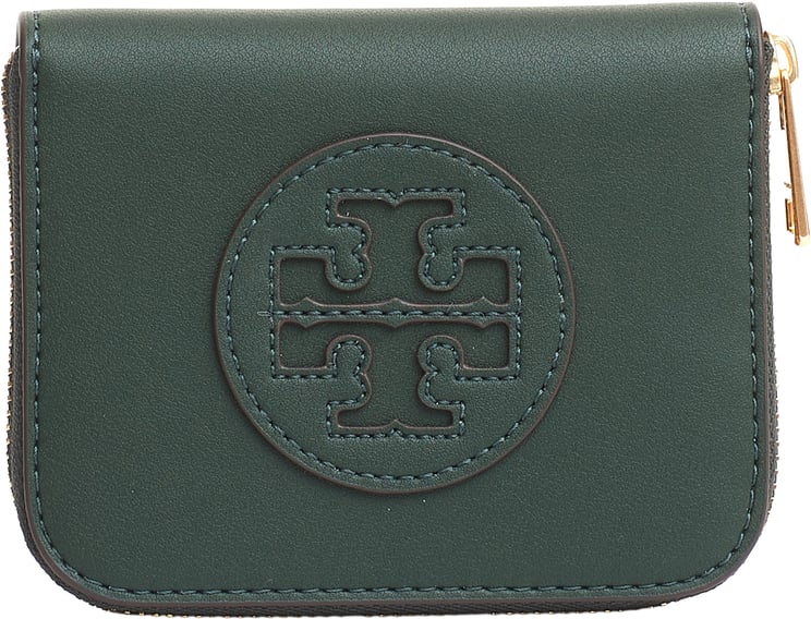 Tory Burch Small Zip Portafoglio Verde