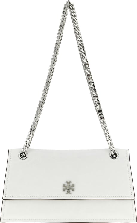 Tory Burch Tory Burch White Lamb Leather Shoulder Bag