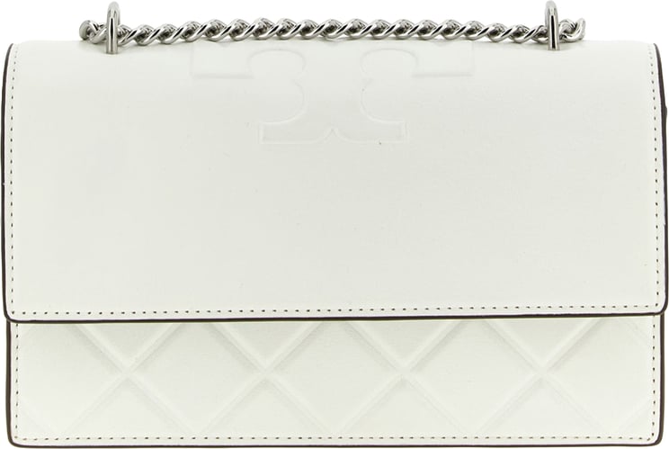 Tory Burch Tory Burch White Goatskin Crossbody Bag