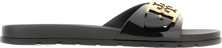 Tory Burch Tory Burch Black rubber slippers