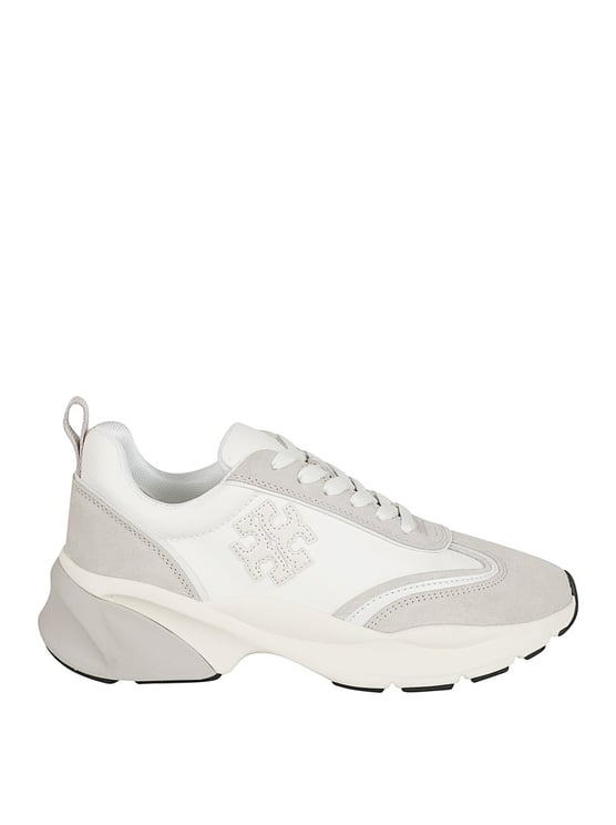 Tory Burch Refined Sneakers With Artful Suede
