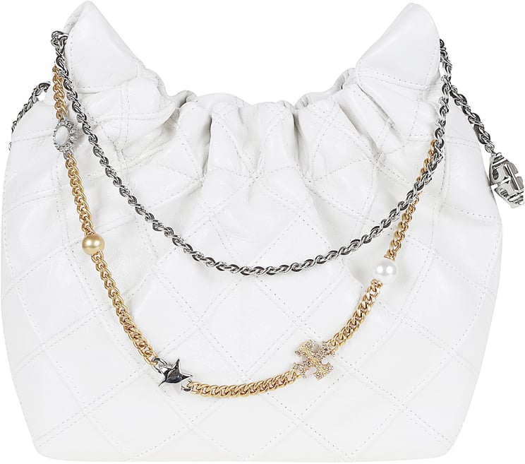 Tory Burch TORY BURCH FLEMING DISTRESSED MINI HOBO BAG