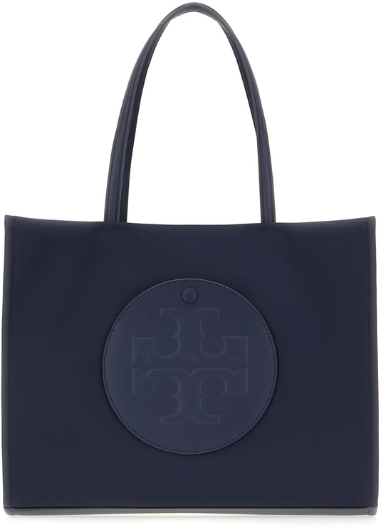Tory Burch Tory Burch Navy blue nylon small Ella shopping bag