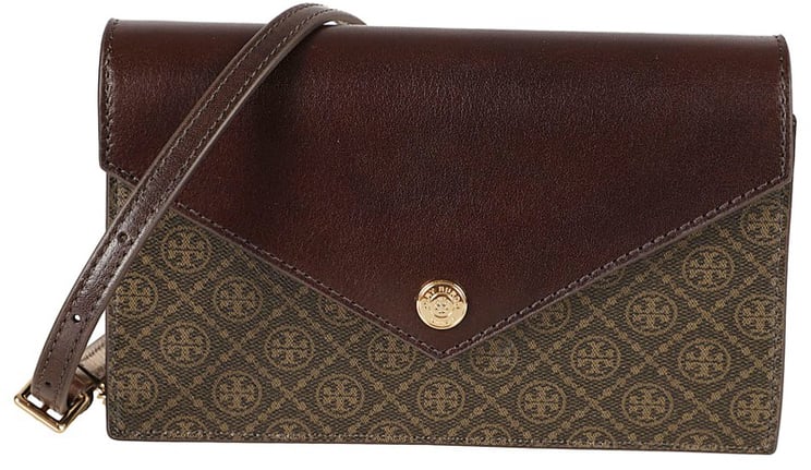 Tory Burch Brown Cotton Bag