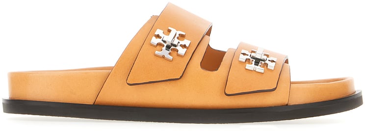 Tory Burch Tory Burch Caramel leather Slider sandals