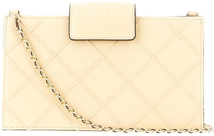 Tory Burch Tory Burch Cream leather Fleming crossbody bag