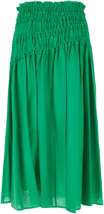 Tory Burch Tory Burch Grass green lyocell blend skirt
