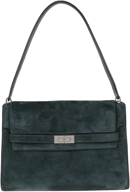 Tory Burch TORY BURCH Lee Radziwill Suede Large Shoulder Bag