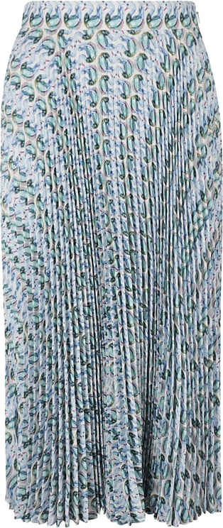 Tory Burch Pleated Skirt With Unique Pattern