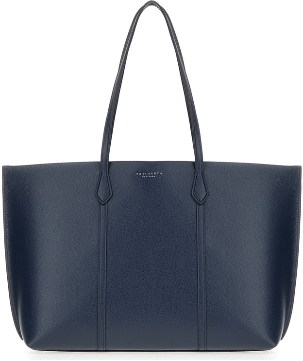 Tory Burch Tory Burch Blue leather shopping bag