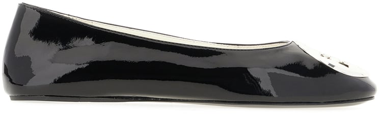 Tory Burch Tory Burch Black leather Reva ballerinas