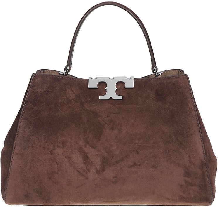 Tory Burch Eleanor Satchel Bag Brown