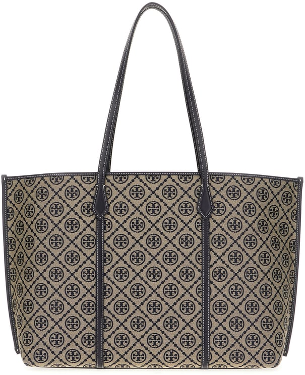 Tory Burch Tory Burch Embroidered canvas shopping bag