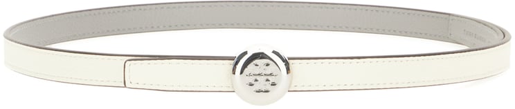 Tory Burch Tory Burch Ivory leather reversible belt