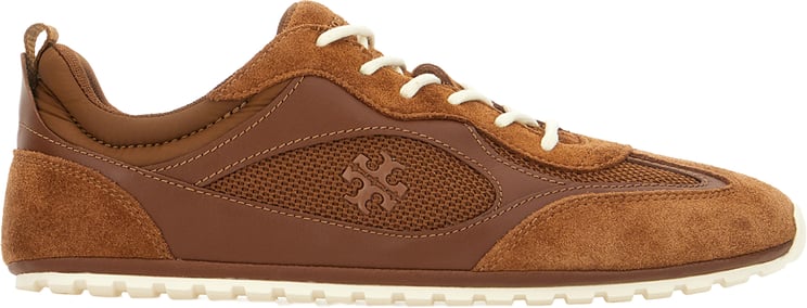 Tory Burch Tory Burch Brown suede Field sneakers