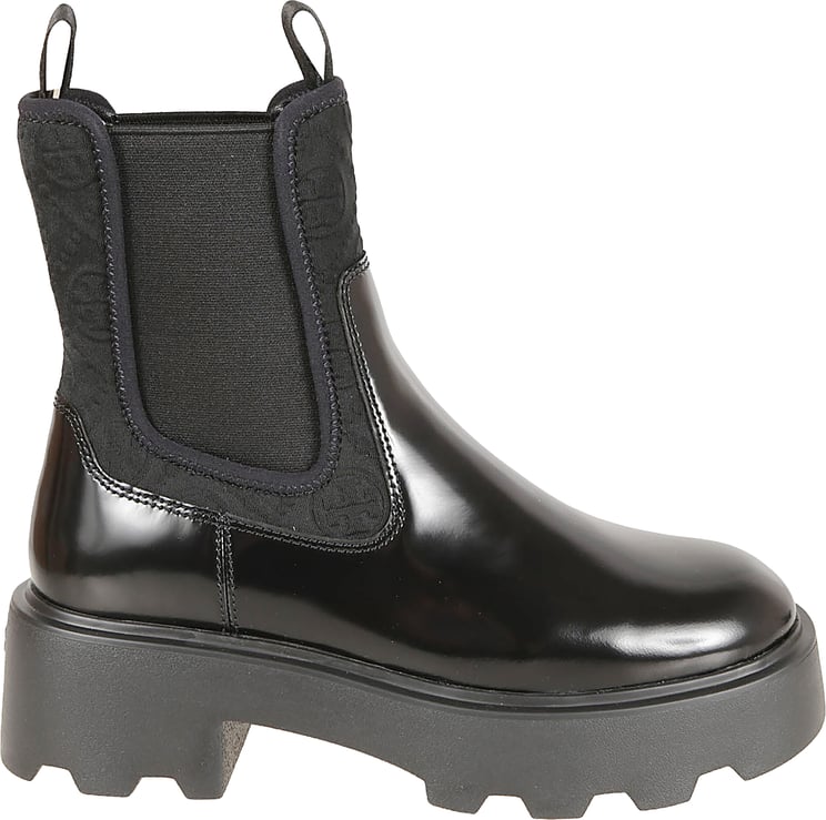 Tory Burch Glossy Finish Bovine Suede Boots