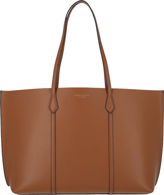 Tory Burch Brown Perry Leather Tote Bag