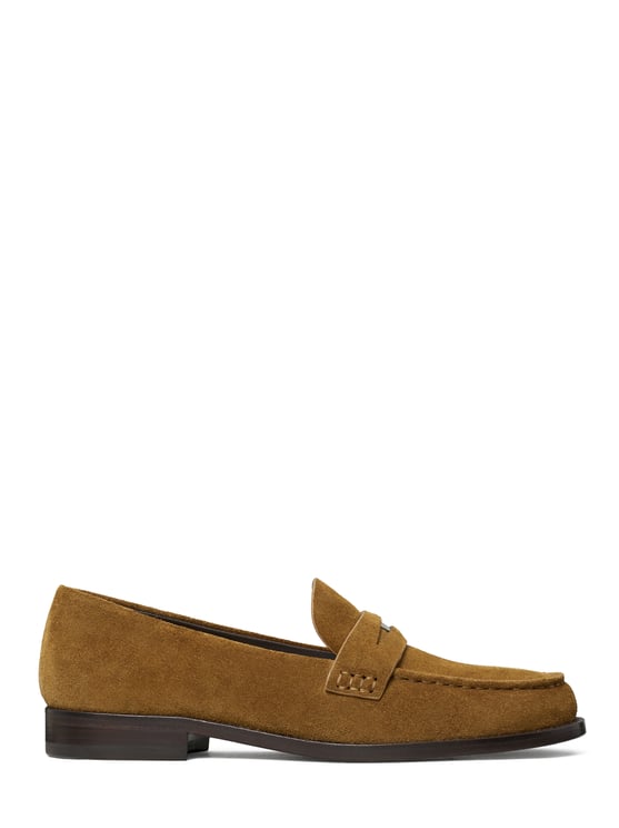 Tory Burch Suede Moccasin-Style Flat Shoes