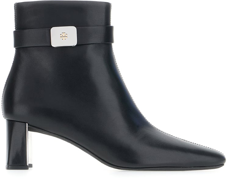 Tory Burch Tory Burch Black leather Georgia ankle boots