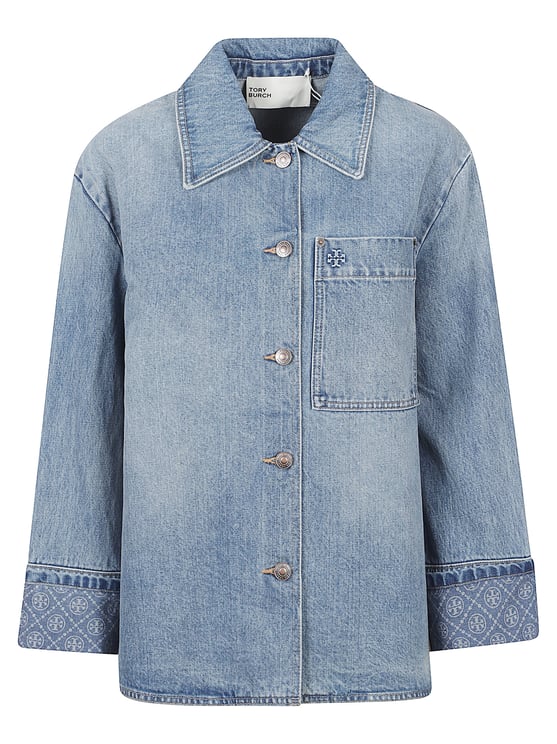 Tory Burch Denim Barn Jacket