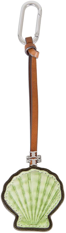 Tory Burch TORY BURCH Leather Shell Key Fob