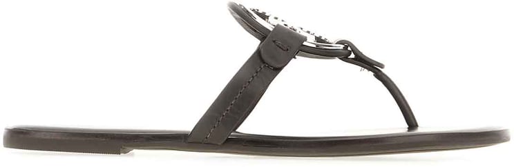 Tory Burch Tory Burch Black leather Miller thong sandals