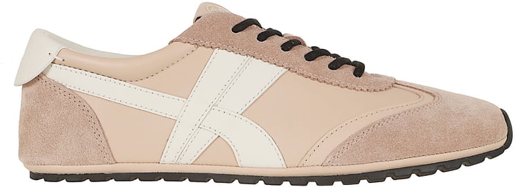 Tory Burch TORY BURCH HANK FIELD SNEAKER ROSE SILK / MAL