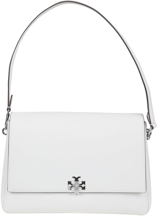 Tory Burch Charlie Shoulder Bag White