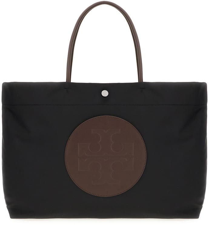 Tory Burch Tory Burch Black nylon Ella shopping bag