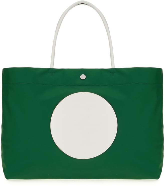 Tory Burch Tory Burch Green nylon Ella shopping bag