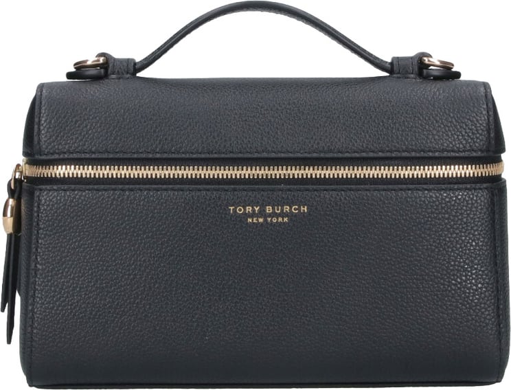 Tory Burch Black Romy Slim Double Zip Handbag