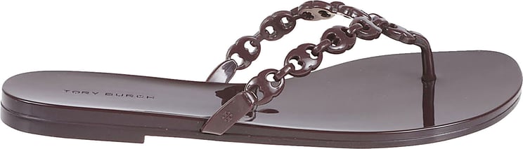 Tory Burch Gemini Thong Sandals with Chain-Link Detail