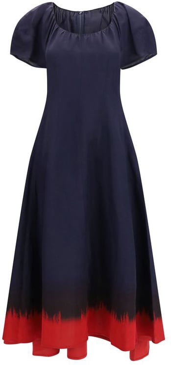 Tory Burch Tory Burch Blue Viscose Casual Dress