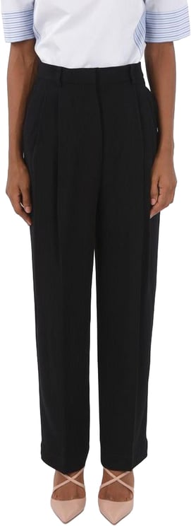 Tory Burch Tory Burch Black Acetate Casual Pants