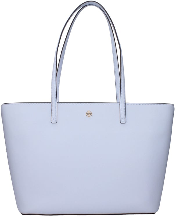 Tory Burch Tory Burch Light Blue Leather Shoulder Bag