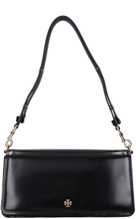 Tory Burch Tory Burch Black Leather Shoulder Bag