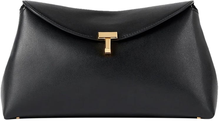 Toteme Toteme T-Lock leather clutch Bag