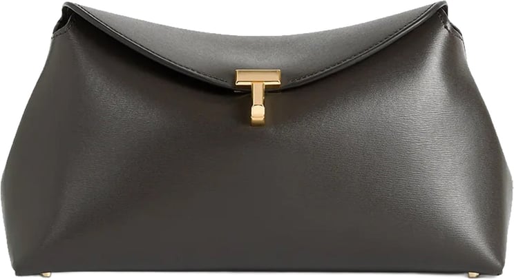 Toteme Toteme T-Lock leather clutch Bag
