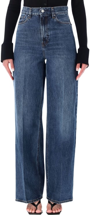 Toteme Wide Leg Denim Blu