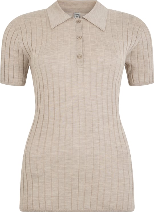 Toteme Silk and cashmere ribbed polo