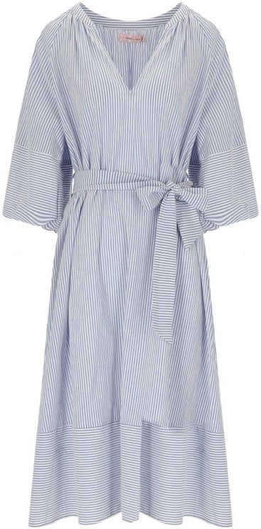 Traffic People TRAFFIC PEOPLE GLEE LIGHT BLUE MIDI DRESS