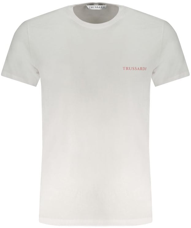 Trussardi Trussardi White Cotton Men T-Shirt