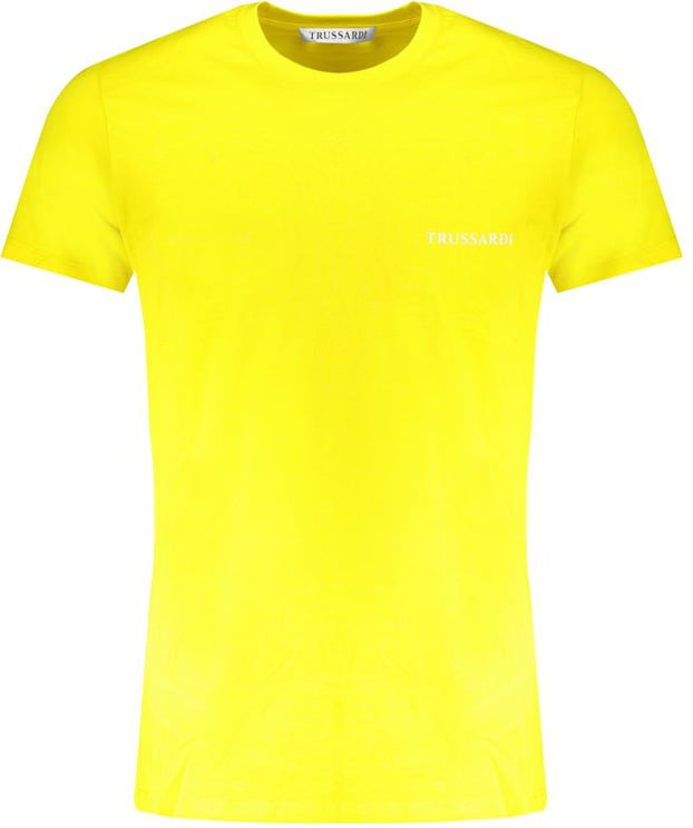 Trussardi Trussardi Yellow Cotton Men's T-Shirt
