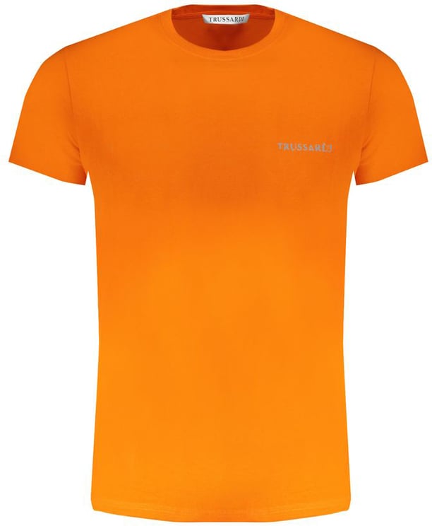 Trussardi Trussardi Arancione Cotton Men T-Shirt