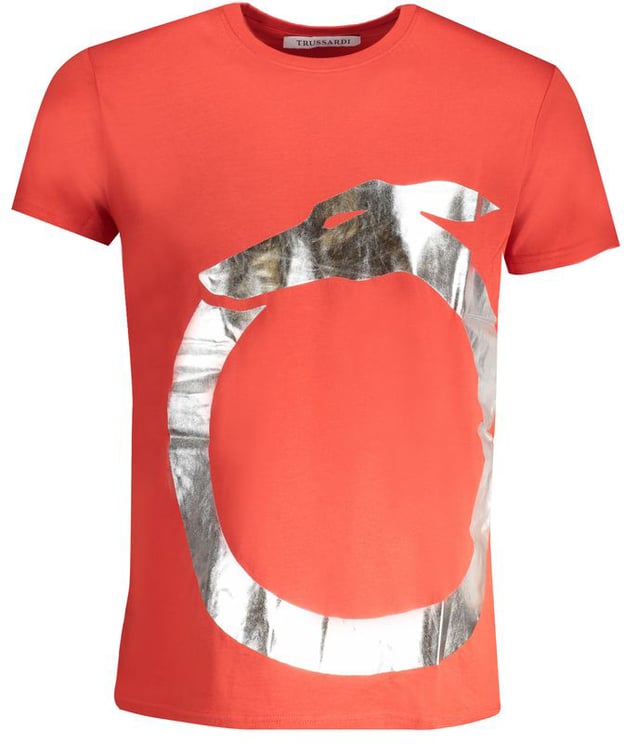 Trussardi Trussardi Rosso Cotton Men T-Shirt